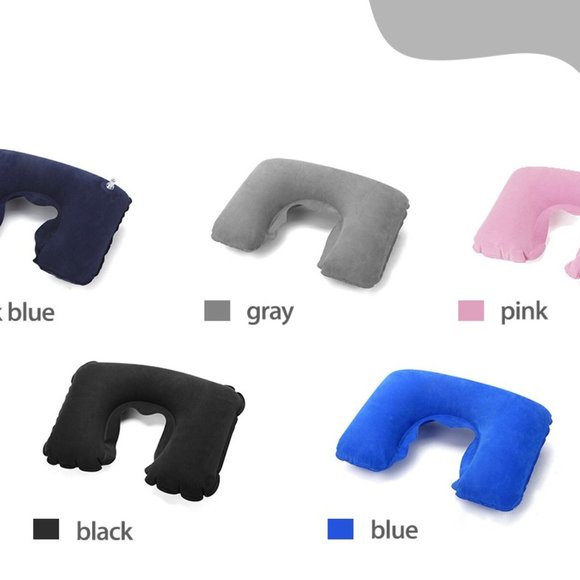 Inflatable Neck Pillow for Traveling, Portable Head and Neck Support Pillows, Su - Picture 14 of 16